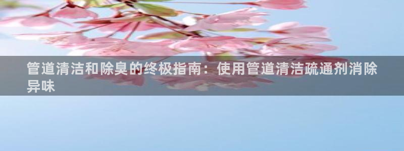 尊龙凯时合法吗?：管道清洁和除臭的终极指南：使用管道清洁