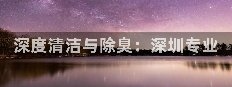 尊龙凯时平台还是万博好：深度清洁与除臭：深圳专业